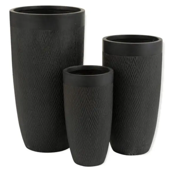 Vase noir Naldjey