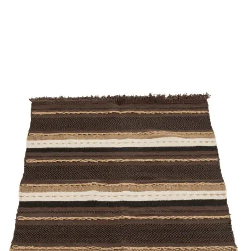 Plaid PLAID ETHNIQUE COTON MARRON/NOIR/BEIGE