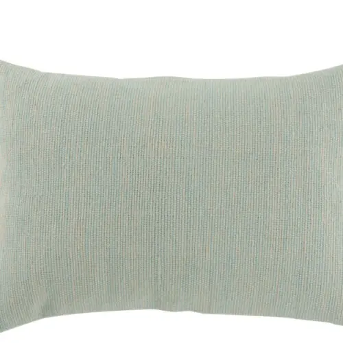 COUSSIN RECTANGULAIRE SOBRE COTON MENTHE