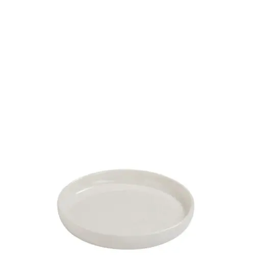 ASSIETTE MINI REBORD PORCELAINE BLANC