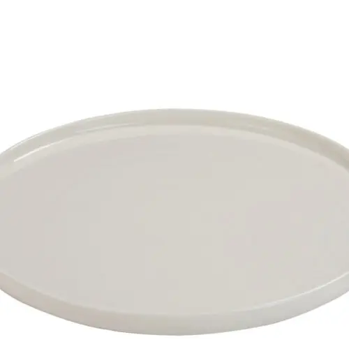 ASSIETTE REBORD PORCELAINE BLANC