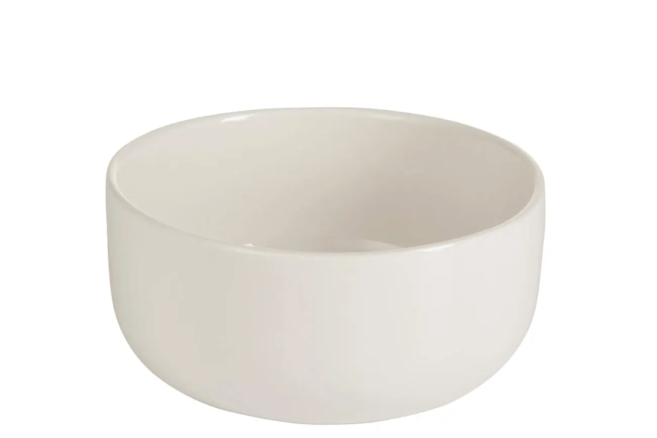 BOL REBORD PORCELAINE BLANC MEDIUM