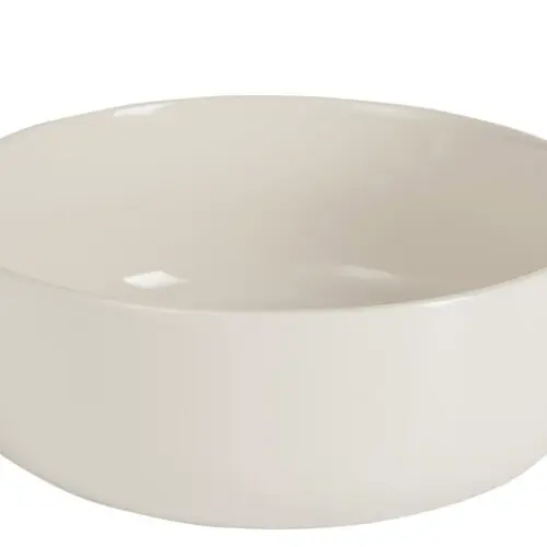 BOL REBORD PORCELAINE BLANC LARGE