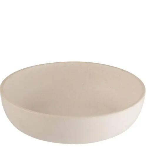 ASSIETTE PATES MARIE CERAMIQUE CREME
