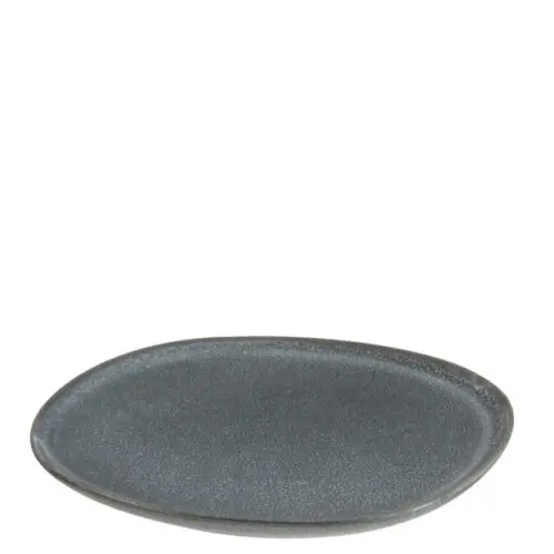 ASSIETTE LOUISE CERAMIQUE GRIS MEDIUM