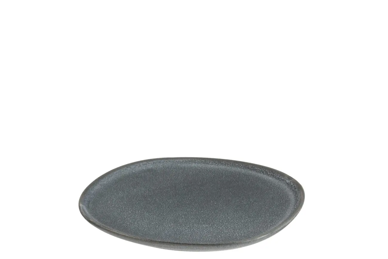 ASSIETTE LOUISE CERAMIQUE GRIS MEDIUM ASSIETTE LOUISE CERAMIQUE GRIS MEDIUM