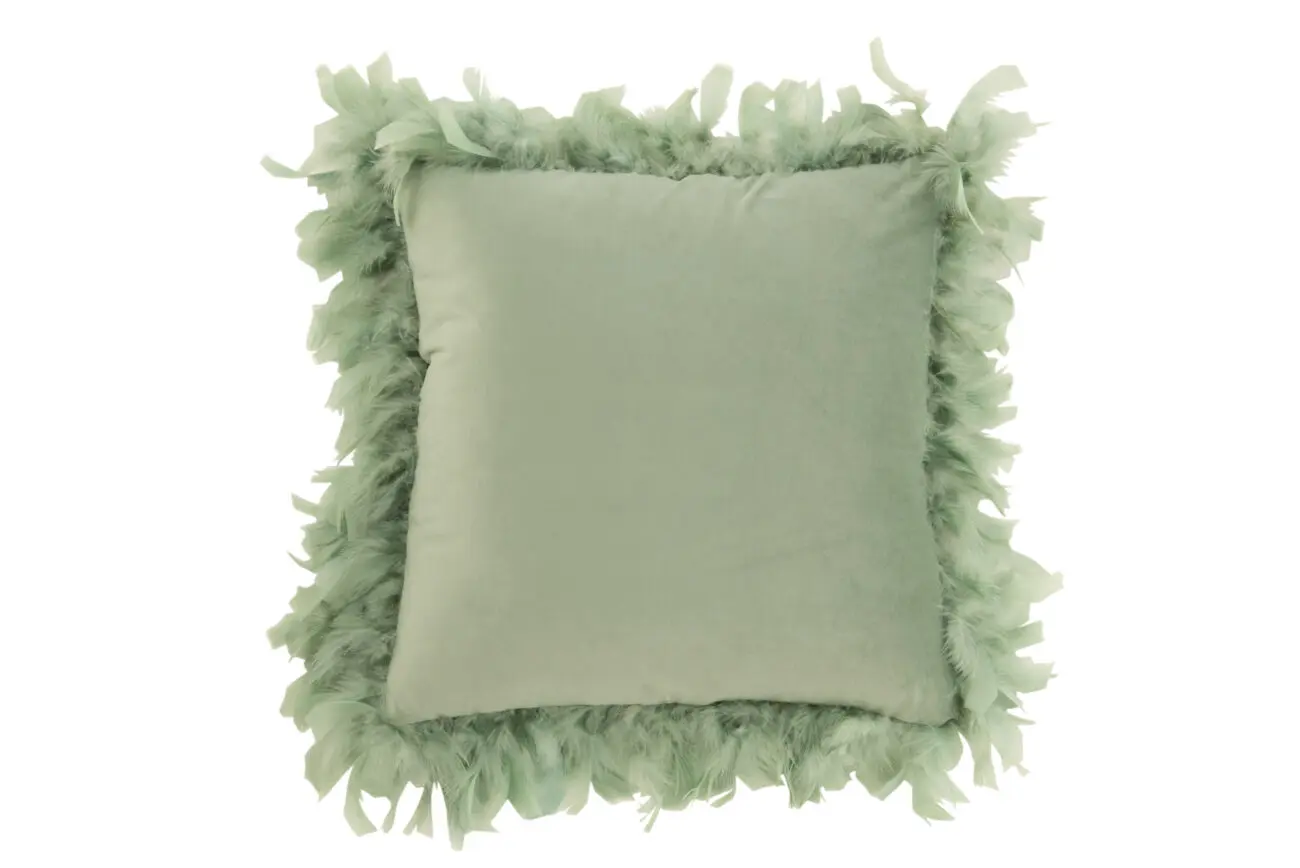 COUSSIN PLUMES POLYESTER MENTHE