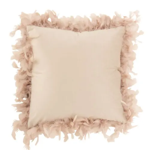 COUSSIN PLUMES POLYESTER ROSE POUDRE