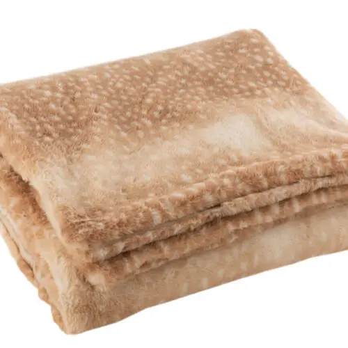 Plaid PLAID BAMBI POLYESTER MARRON/BEIGE