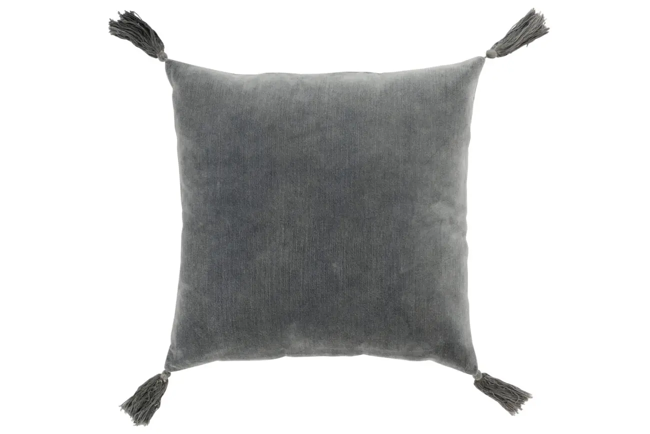 COUSSIN FLOCHES COTON GRIS COUSSIN FLOCHES COTON GRIS