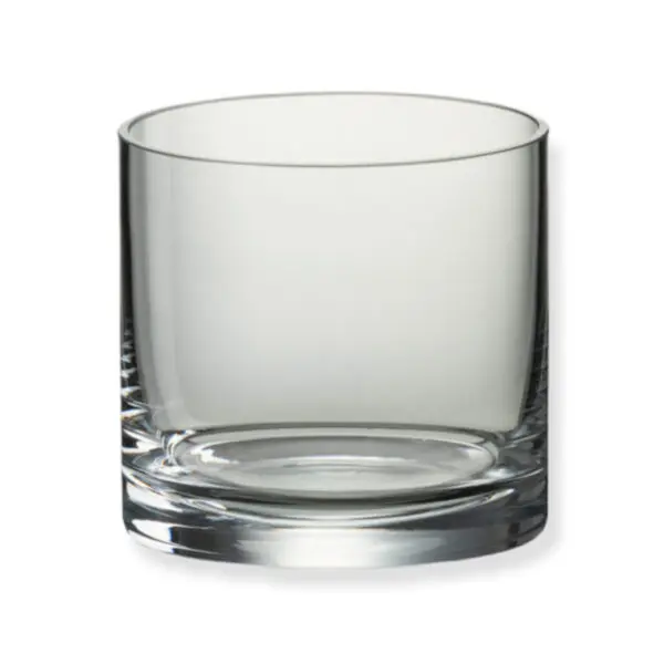 Vase en verre PHOTOPHORE CYLINDRE BAS VERRE TRANSPARENT