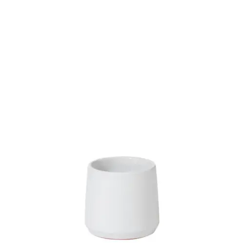 Vase et cache pot CACHEPOT ROND CERAMIQUE BLANC EXTRA SMALL