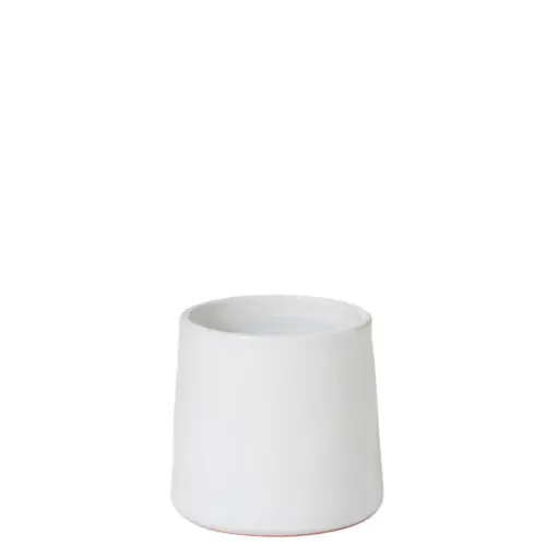 Vase et cache pot CACHEPOT ROND CERAMIQUE BLANC SMALL