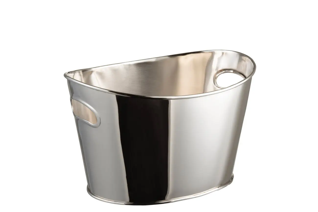Seau à champagne Blanca - Acier inoxydable - Argent 31x20