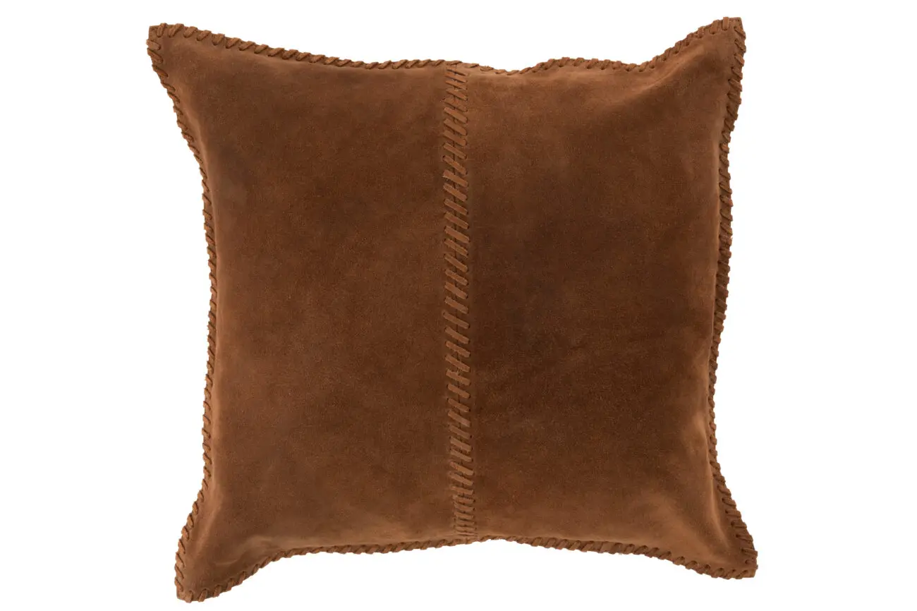 COUSSIN POINT CARRE CUIR COGNAC COUSSIN POINT CARRE CUIR COGNAC