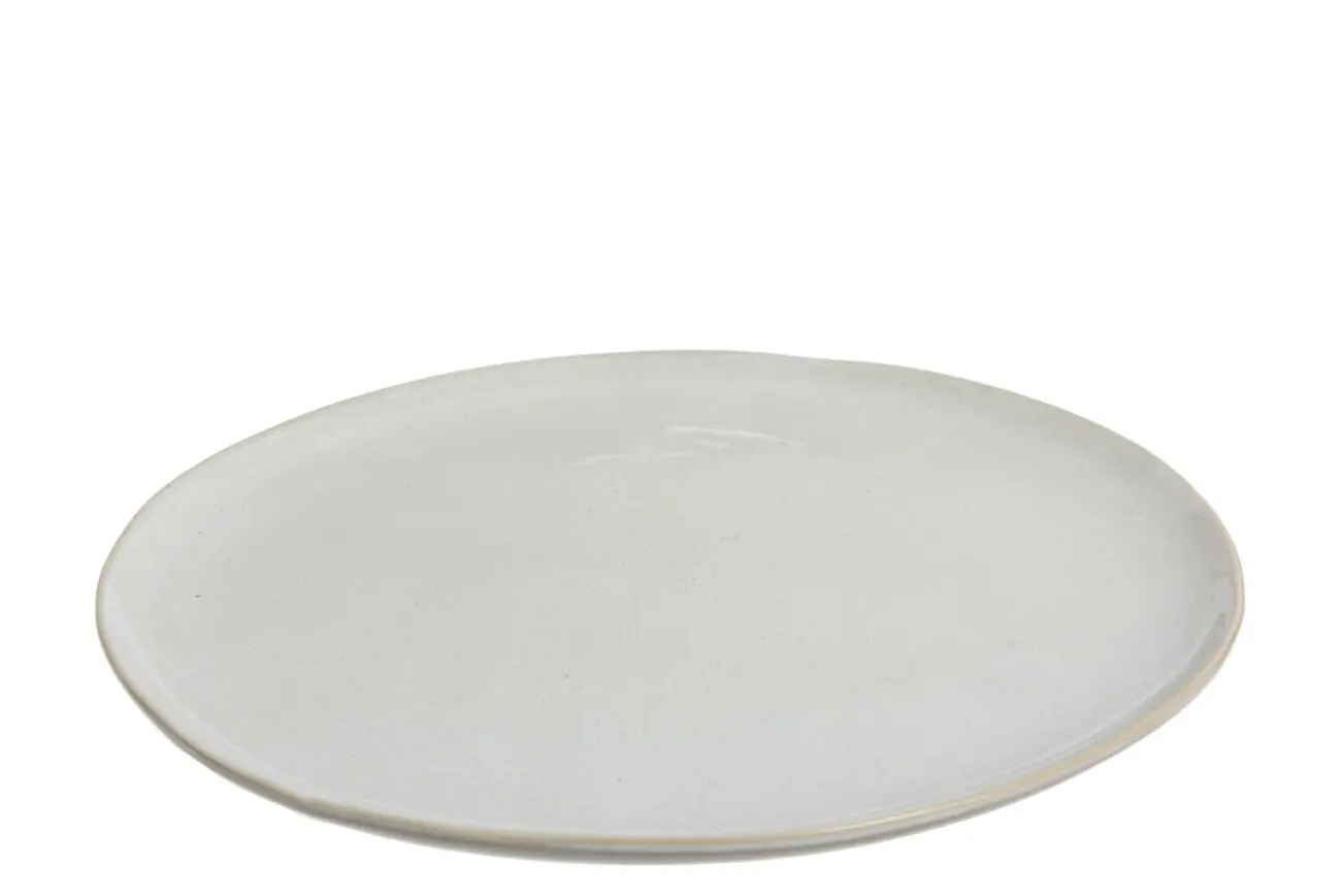 ASSIETTE NOA CERAMIQUE BLANC LARGE