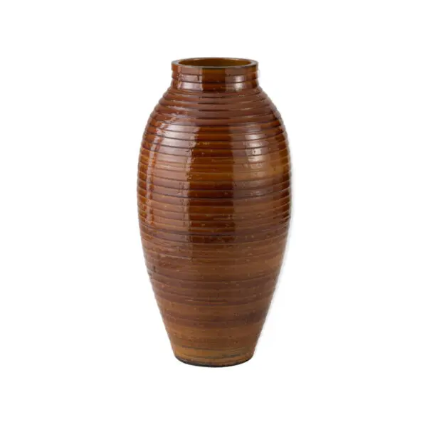 Vase céramique Vase ethnique Binha - Céramique - Marron - L 94x46