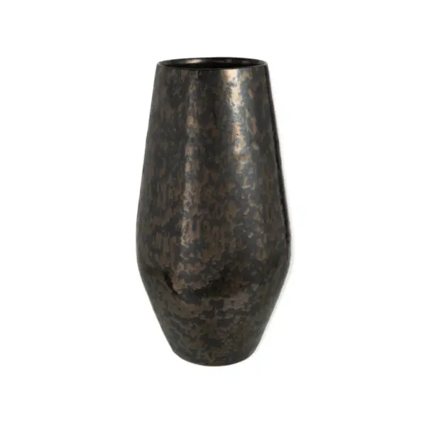 Vase noir Vase antique Smokey - Céramique - Noir - L