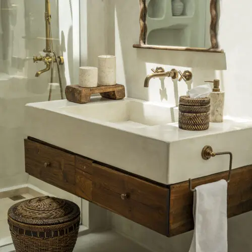 le panier colonial brun naturel 5