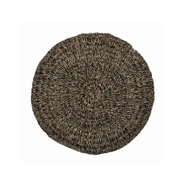 Le Tapis Seagrass - Naturel Noir - 100