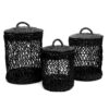 Le Panier à Linge - Noir - Lot De 3