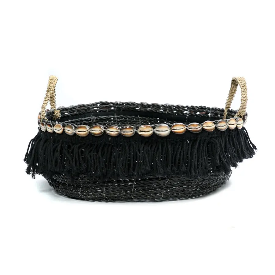 Le Panier à Franges Boho - Noir Naturel