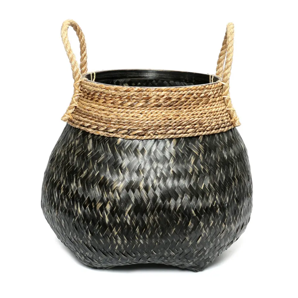 Le Panier Belly - Naturel Noir - L