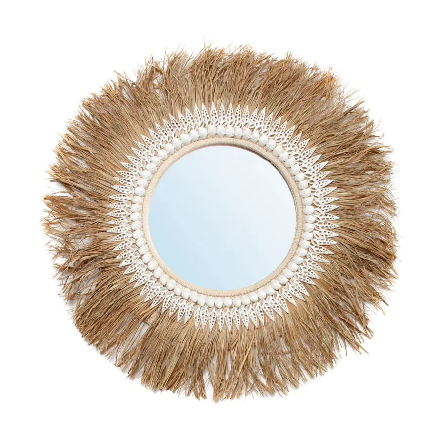 Le Miroir Raffia Ginger - Naturel