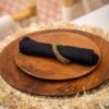 L'Assiette Ronde En Teak Root - XS – Image 2