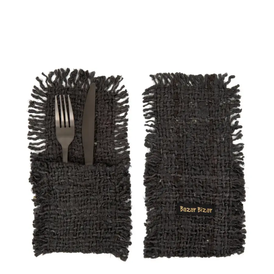 Le Porte-Couverts Oh My Gee - Noir Marine - Lot De 4