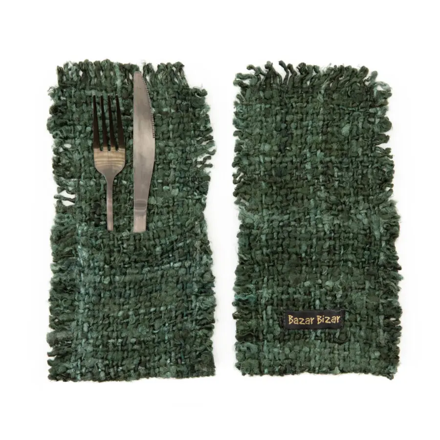 Le Porte-couverts Oh My Gee - Vert ForĂȘt - Lot de 4