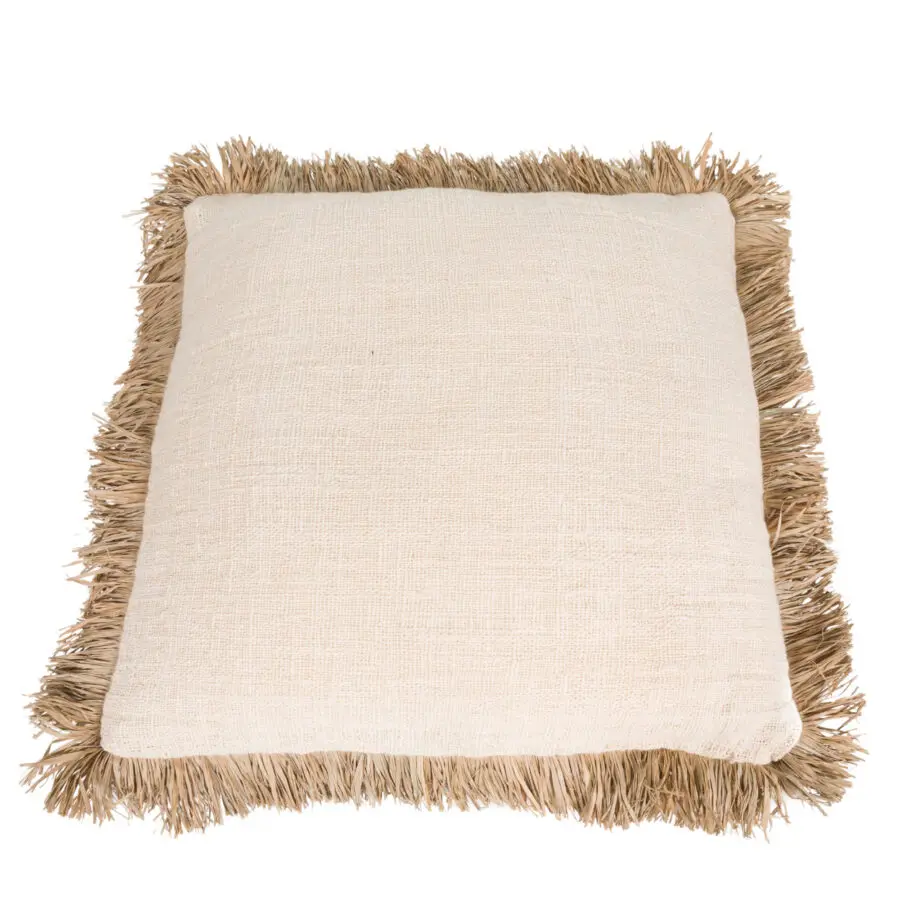 La Housse De Coussin Saint Tropez - Blanc Naturel - 60x60
