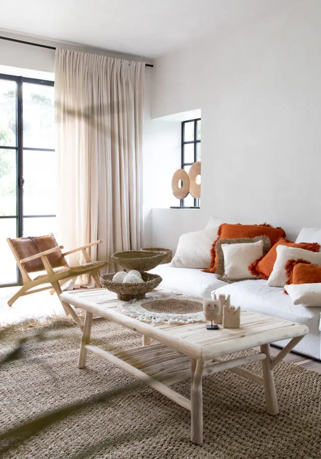 La Housse De Coussin Saint Tropez - Blanc Naturel - 40x40 La Housse De Coussin Saint Tropez - Blanc Naturel - 40x40 – Image 3