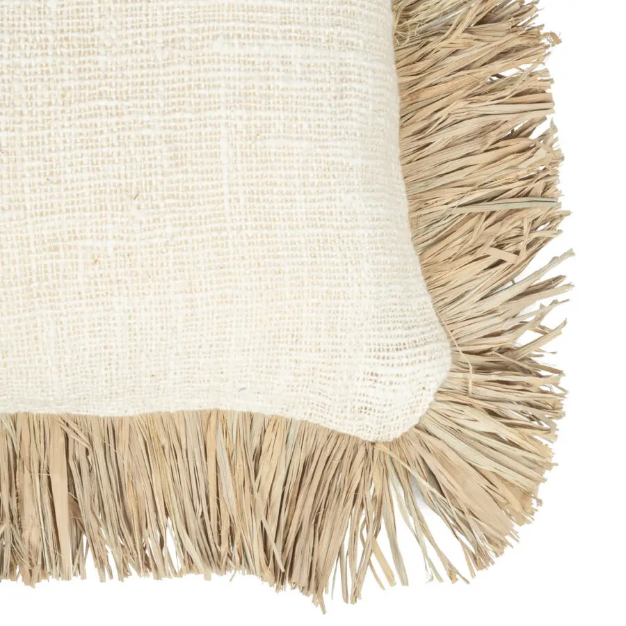 La Housse De Coussin Saint Tropez - Blanc Naturel - 40x40 La Housse De Coussin Saint Tropez - Blanc Naturel - 40x40 – Image 2