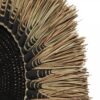 Le Raphia Macramé Déco Murale  - Naturel Noir – Image 2