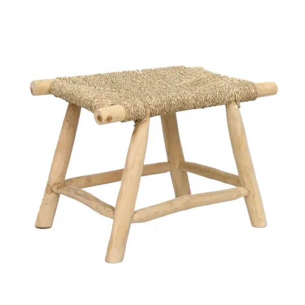 Le Tabouret Porto En Seagrass- Naturel - M