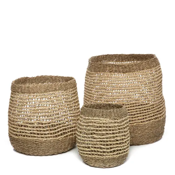 Panier rangement Le Panier Tam Hai - Naturel - Lot De 3