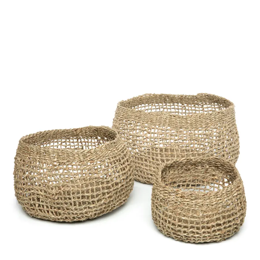Le Panier Bai Nhat - Naturel - Lot De 3