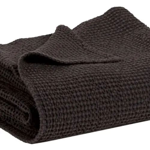 Plaid Maia carbone 140 x 200