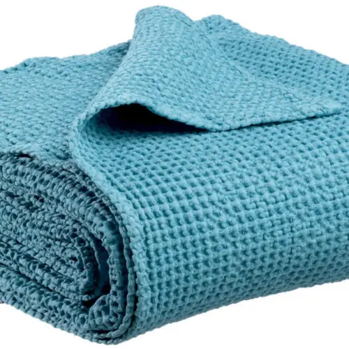 Plaid stonewashed Maia Quartz 140 x 200