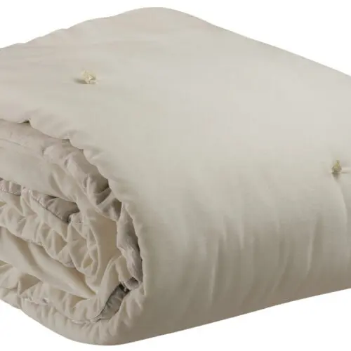 Plaid Points noués Elise Grège 140 x 200