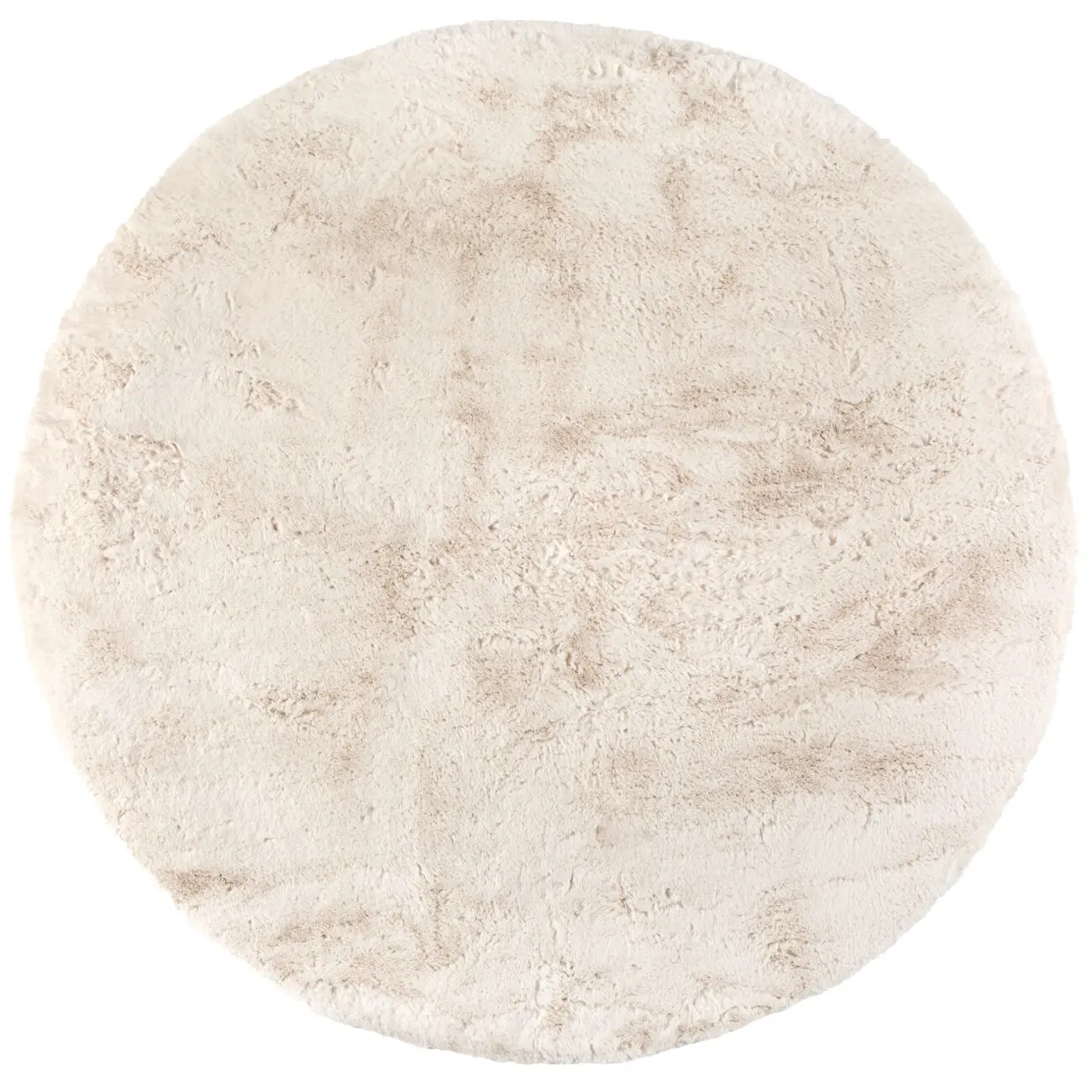 Tapis Eddy Ivoire diamètre 160 cm