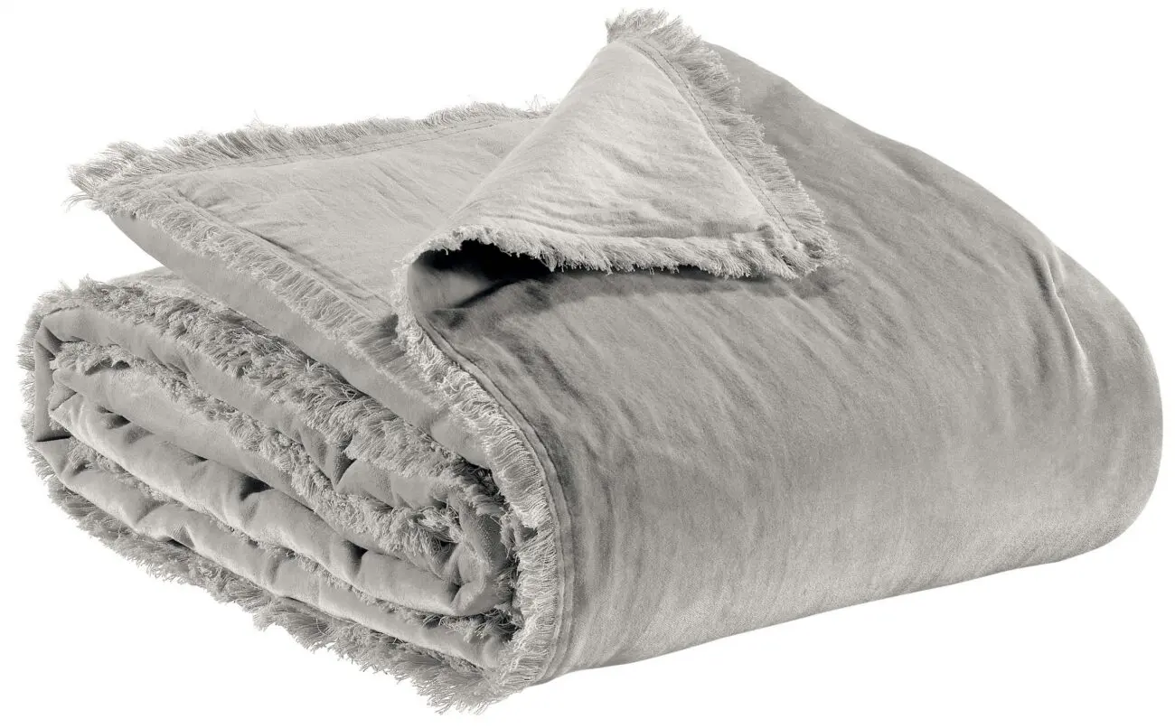 Plaid uni Fara Perle 135 x 200