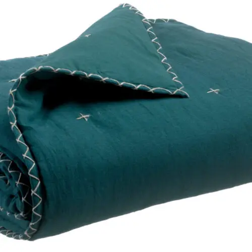 Plaid uni Nala Paon 140 x 200