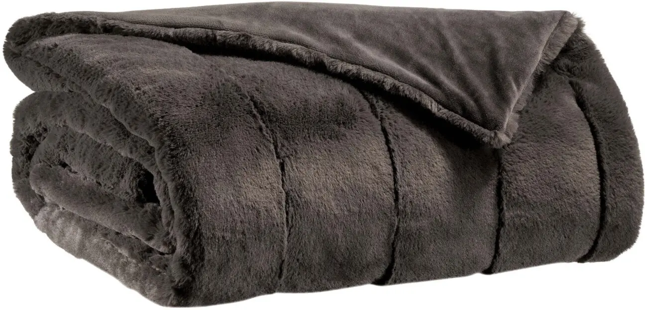 Plaid Asha Asphalte 140 x 180