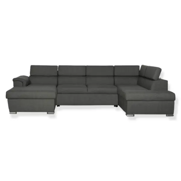 Canapé panoramique canapé panoramique convertible Pandini gris foncé