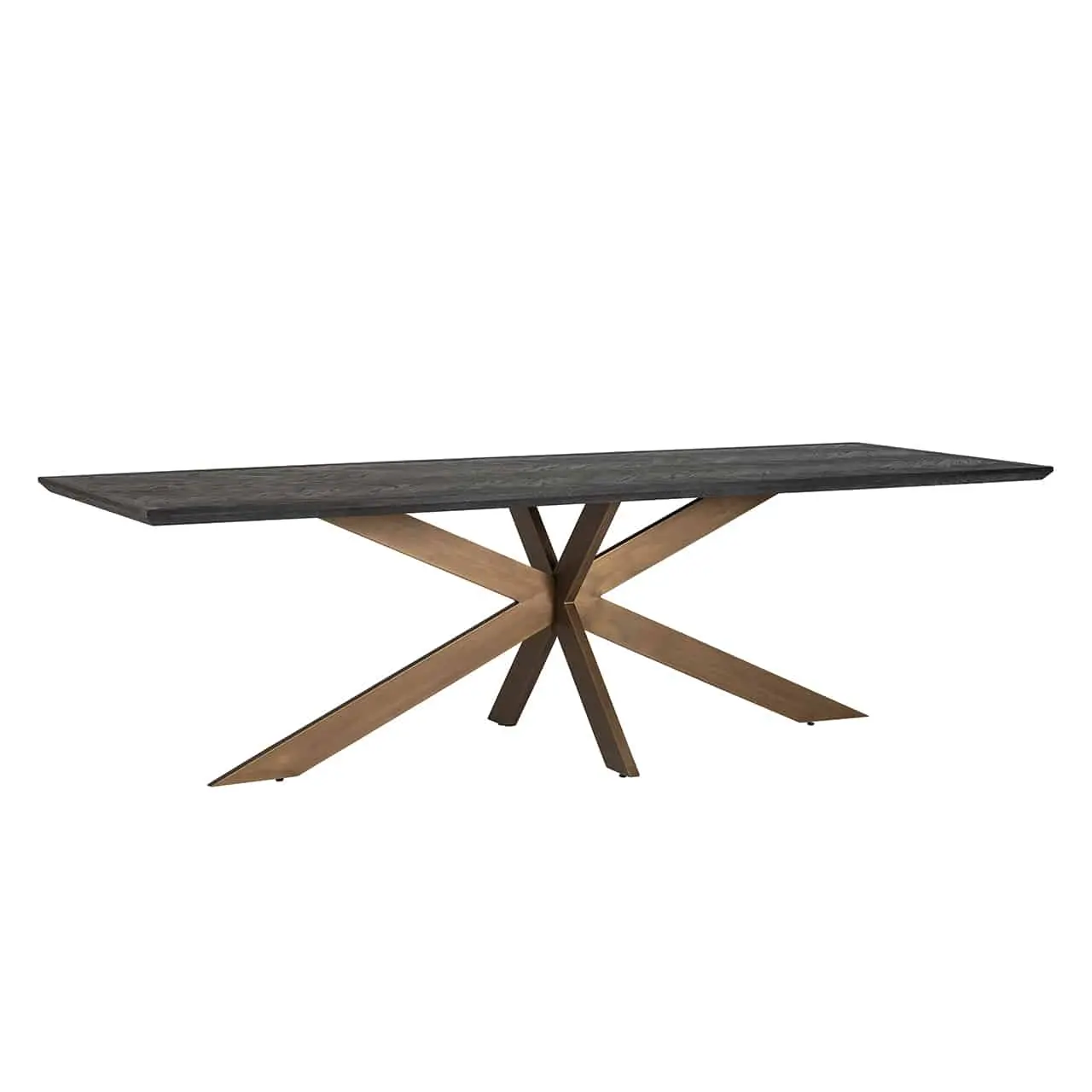 table à manger Blackbone brass 260 Richmond Interiors