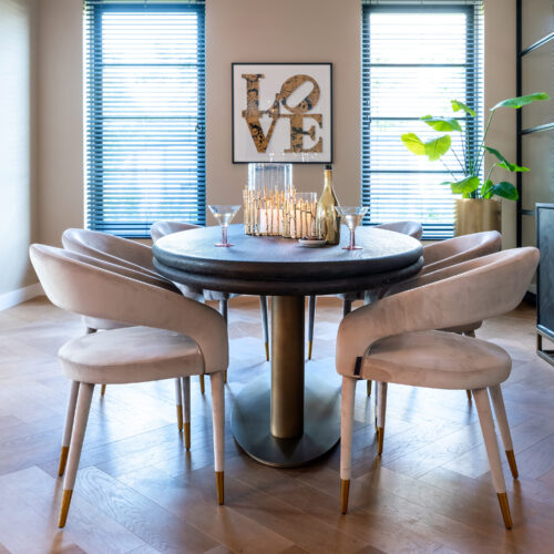 Chaise Gia kaki Richmond Interiors velours