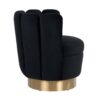 Fauteuil Mayfair noir Richmond Interiors velours – Image 2