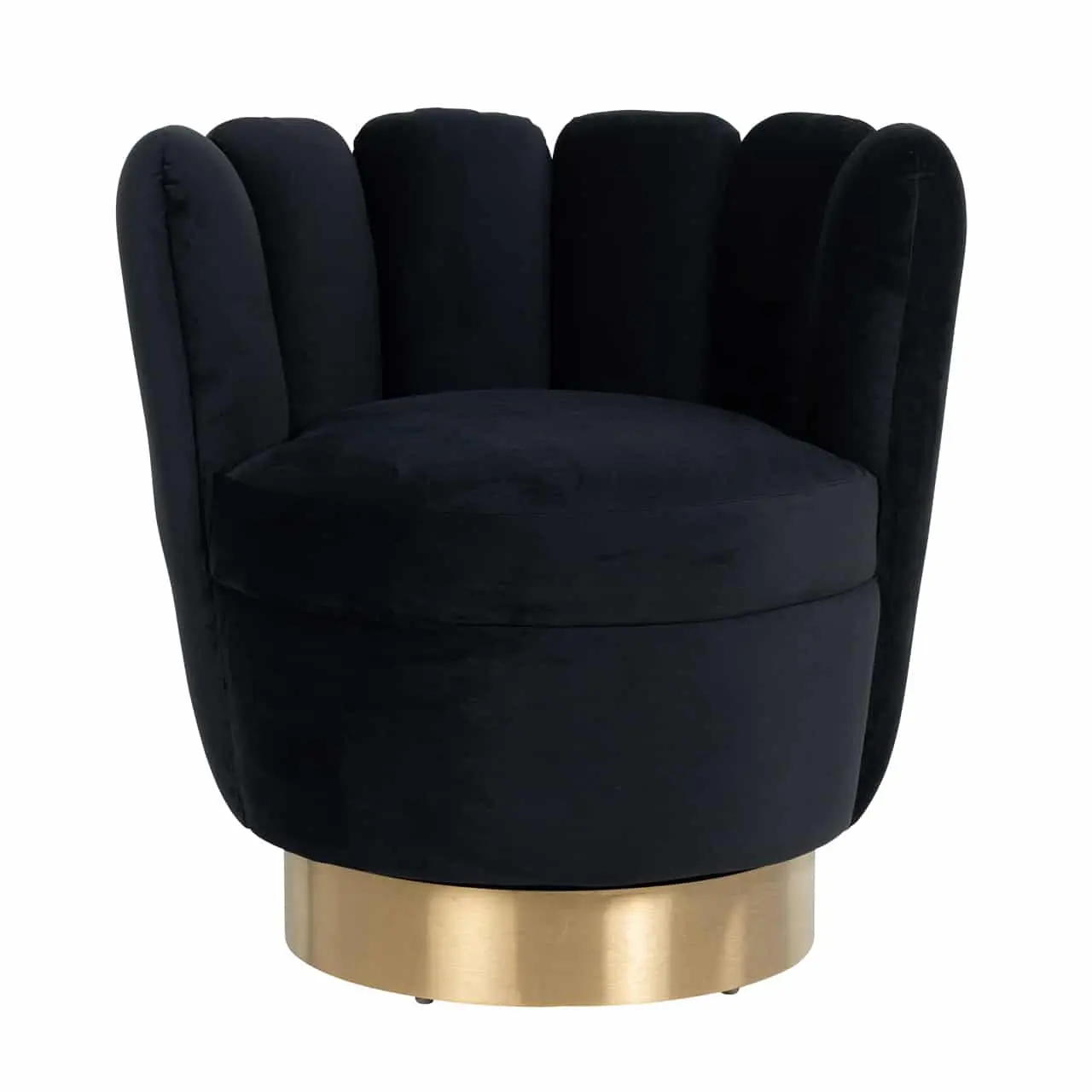Fauteuil Mayfair noir Richmond Interiors velours Fauteuil Mayfair noir Richmond Interiors velours – Image 4